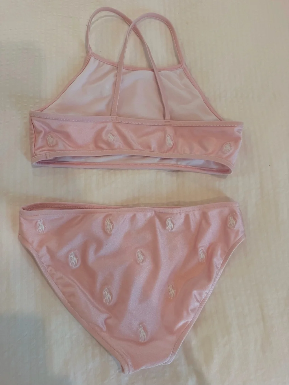 Polo by Ralph Lauren Pink Girls Two-Piece Swim Set